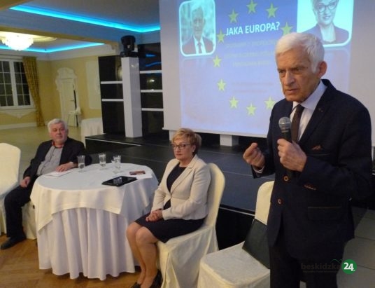 Czechowice: Rozmowy o Europie z Jerzym Buzkiem i Mirosławą Nykiel
