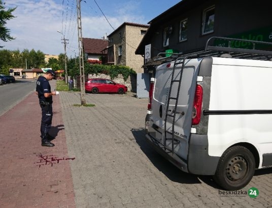 Potrącenie podczas cofania