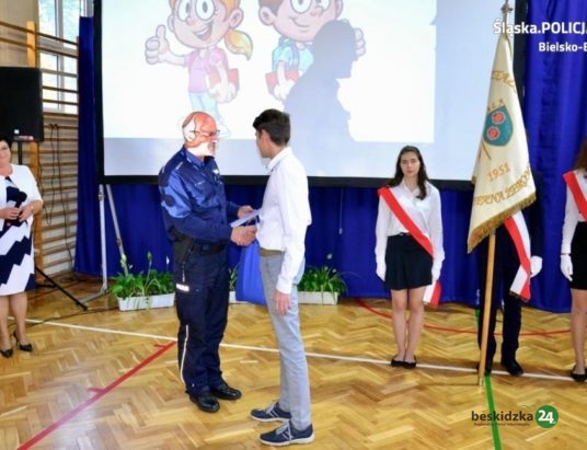 Bohaterska postawa uczniów wyróżniona