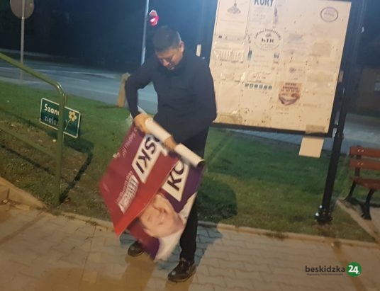 Przyszły poseł się zwija…