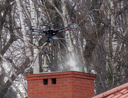 Antysmogowy dron nad Czechowicami