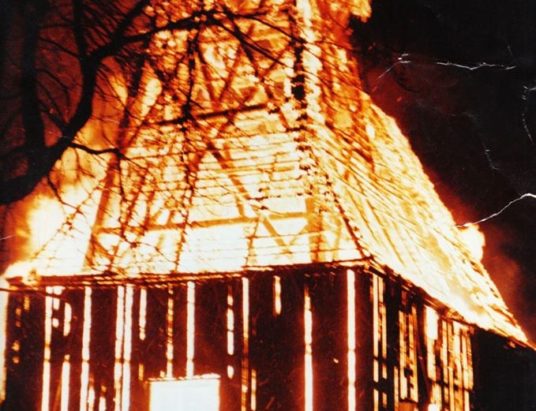 Rocznica pożaru drewnianego kościoła w Międzyrzeczu Górnym