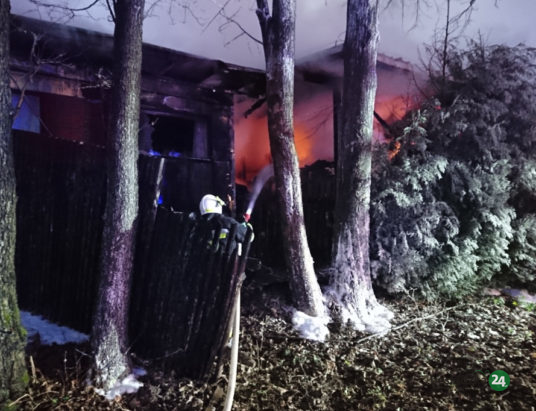 Pożar zakładu przetwórstwa drewna (zdjęcia i wideo)