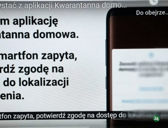 Kwarantanna: Od dzisiaj obowiązkowa aplikacja telefoniczna