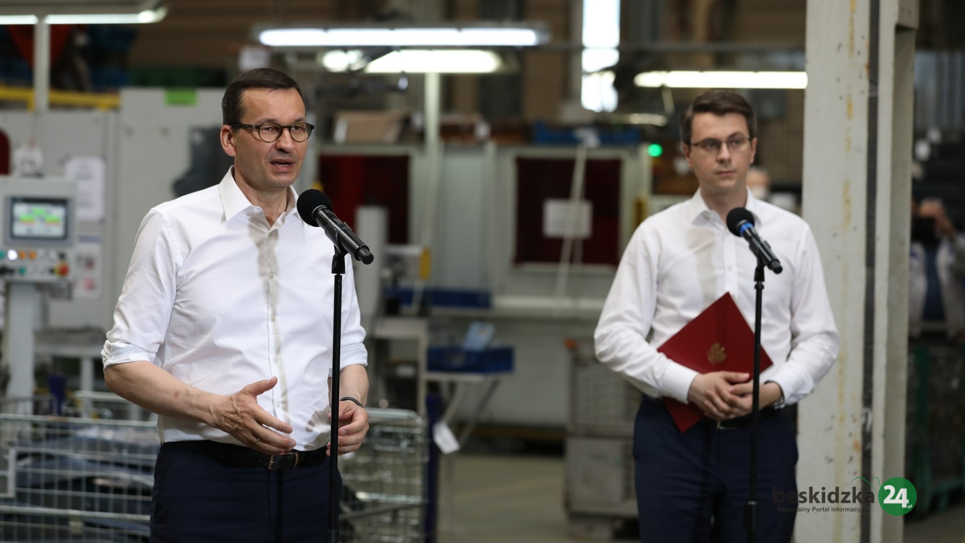 Premier Mateusz Morawiecki W Firmie Polmotors W Bielsku-Białej ...