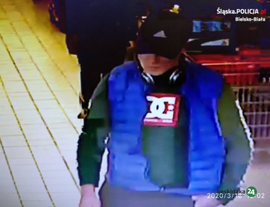 Bielsko-Biała: Policjanci poszukują sprawcy kradzieży rozbójniczej