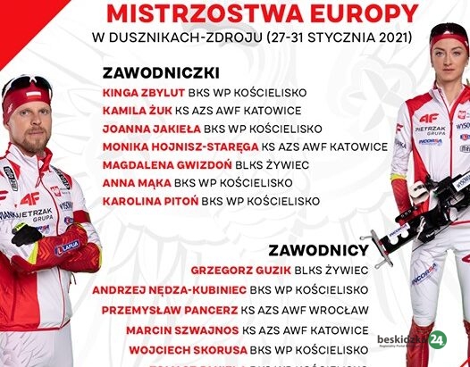 Zawodnicy BLKS Żywiec w kadrze na biathlonowe ME