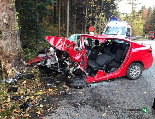 Śmiertelny wypadek w Porąbce