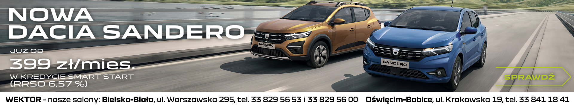 Dacia Sandero listopad