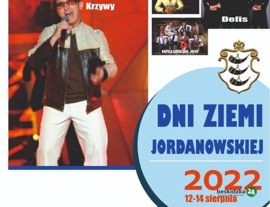 Dni Ziemi Jordanowskiej. Andrzej Krzywy, disco polo i nie tylko! – SZCZEGÓŁOWY PROGRAM