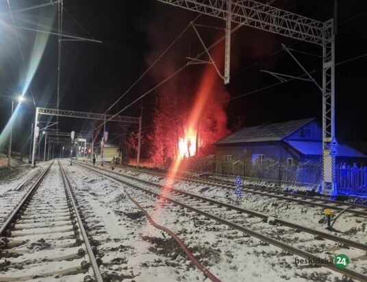 Pożar wagonu w Osielcu | ZDJĘCIA