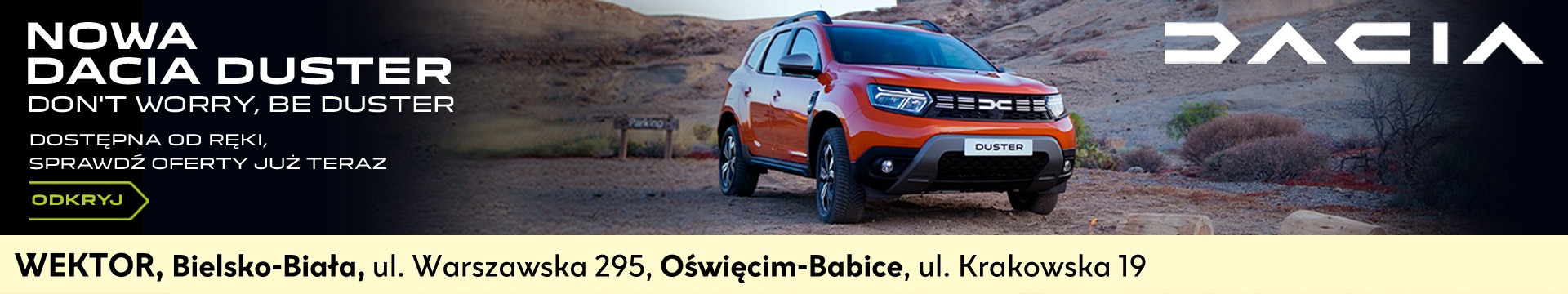dacia duster kwiecien
