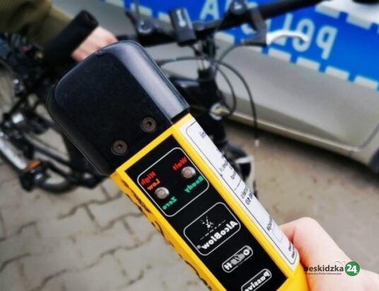 Pijani rowerzyści na Żywiecczyźnie