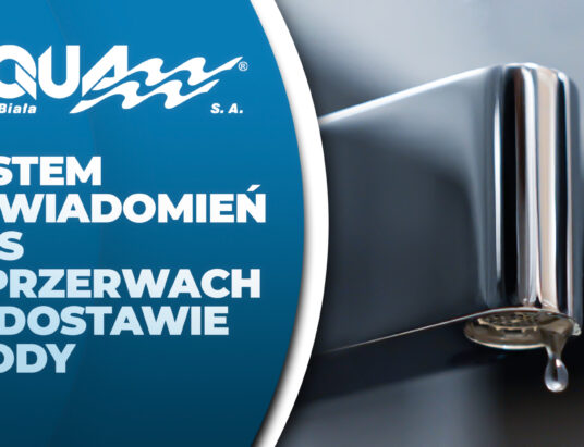 Zarejestruj się w systemie powiadomień SMS o przerwach w dostawie wody. Zobacz, jakie to proste! WIDEO