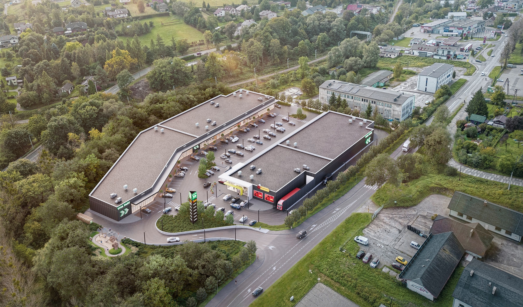 Cieszyn. Czerwony pas manewrowy przy Viva Park – jak korzystać