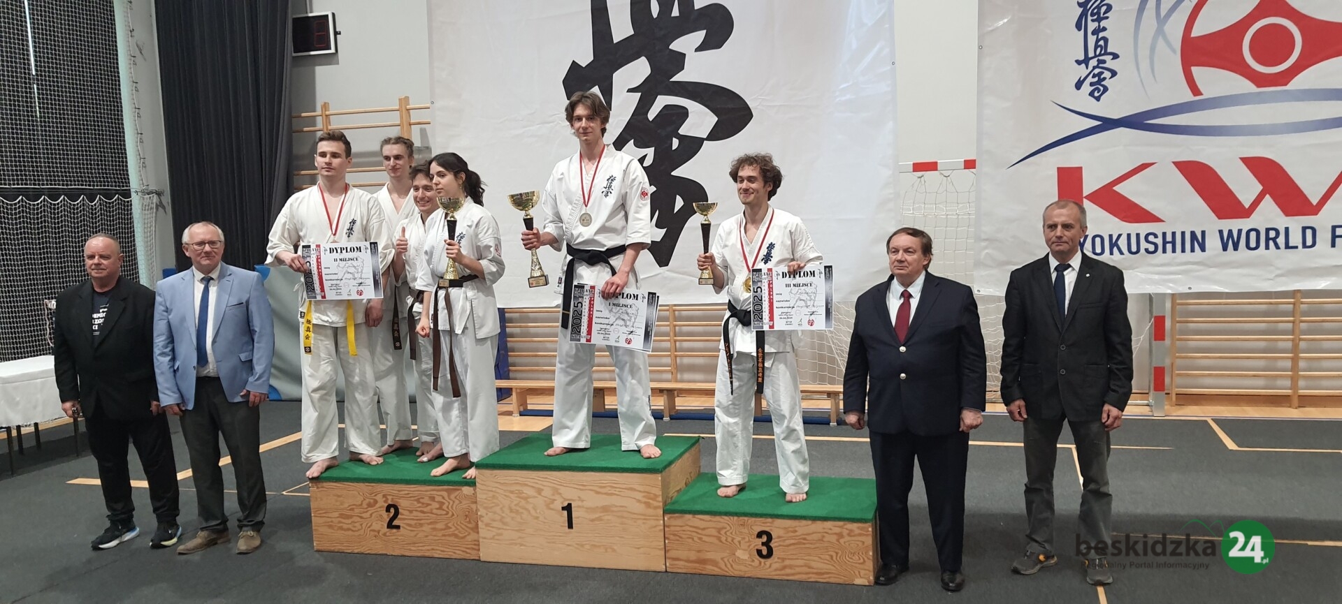 Akademicki mistrz Polski w karate ze skoczowskiego klubu