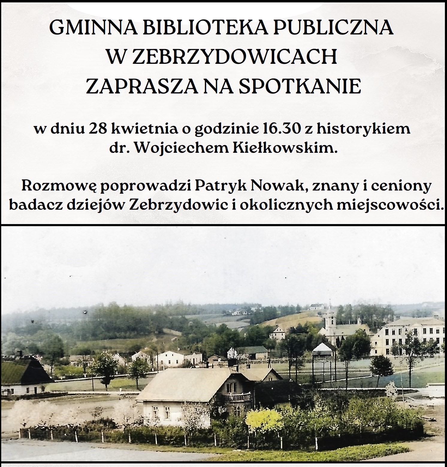 W bibliotece porozmawiają o Zebrzydowicach