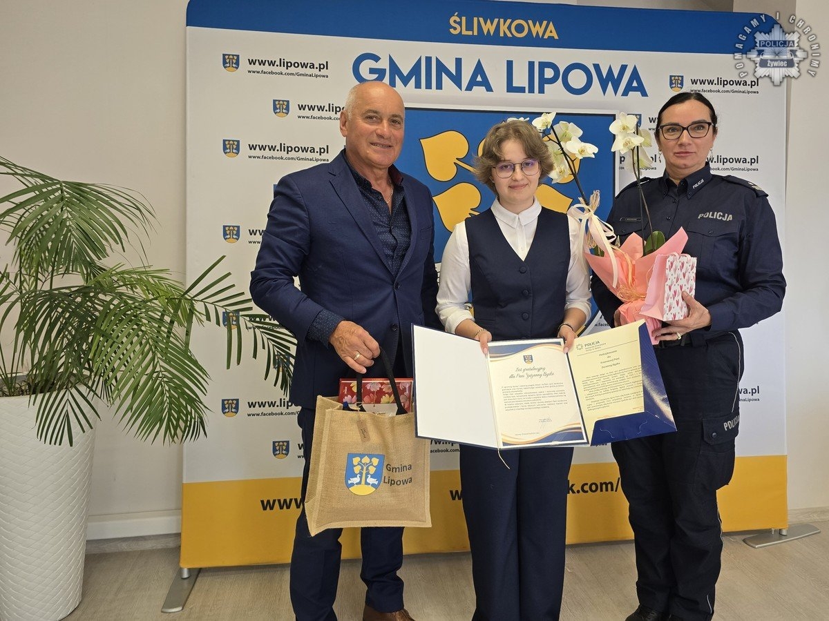 18-latka zatrzymała wandala. Osobiście dziękował jej wójt i komendantka
