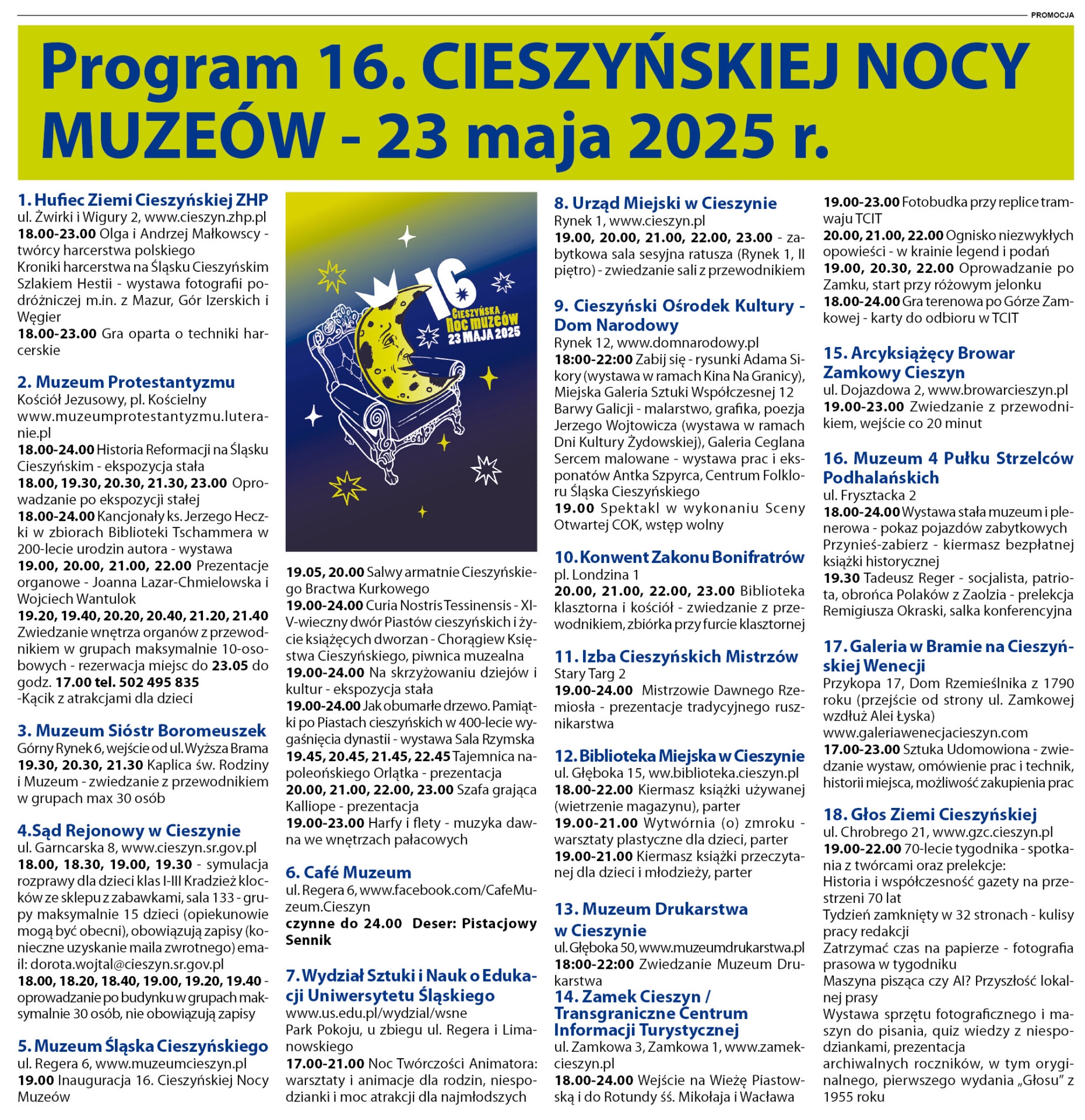 Cieszyn: Noc Muzeów już wkrótce!