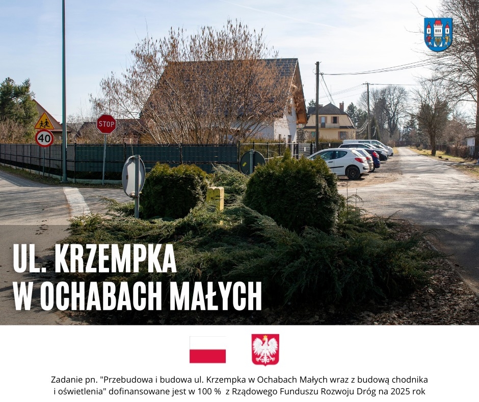 To już pewne. Ulica Krzempka w Ochabach przejdzie metamorfozę
