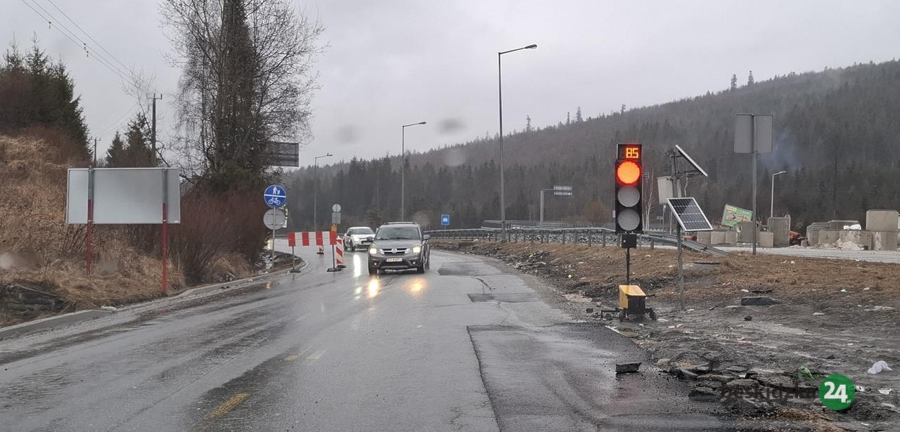 Już bez wahadła na S1 na pograniczu Lalik i Zwardonia