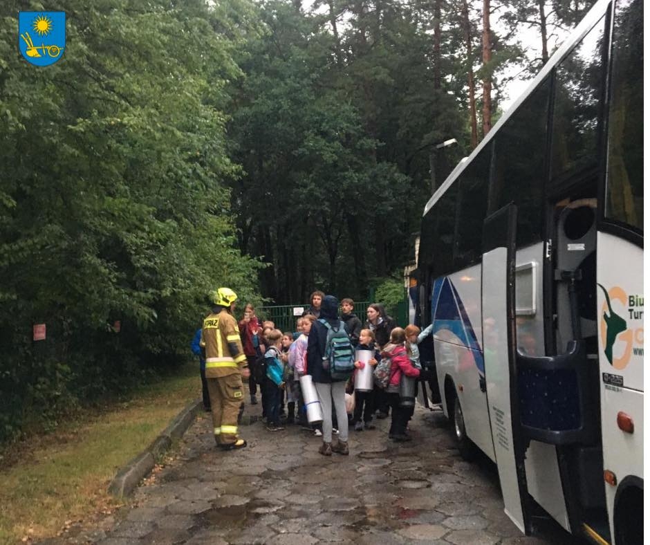 Ewakuowane stanice harcerskie w Ustroniu i Drogomyślu