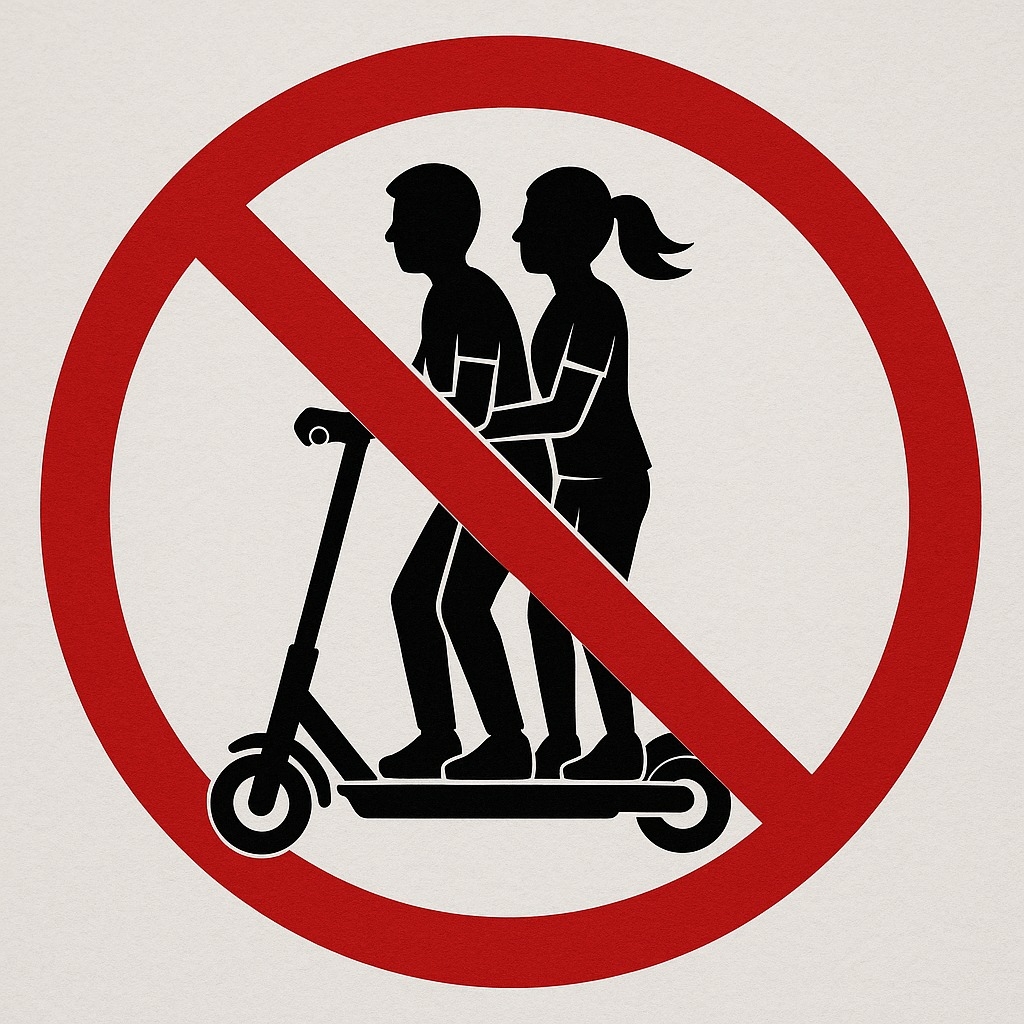 Po piwku wracał hulajnogą z wieczoru kawalerskiego. Z pasażerką