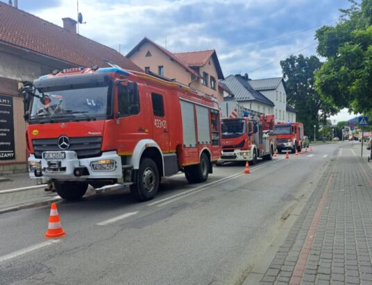 Ustroń. Zapalił się piec do kawy