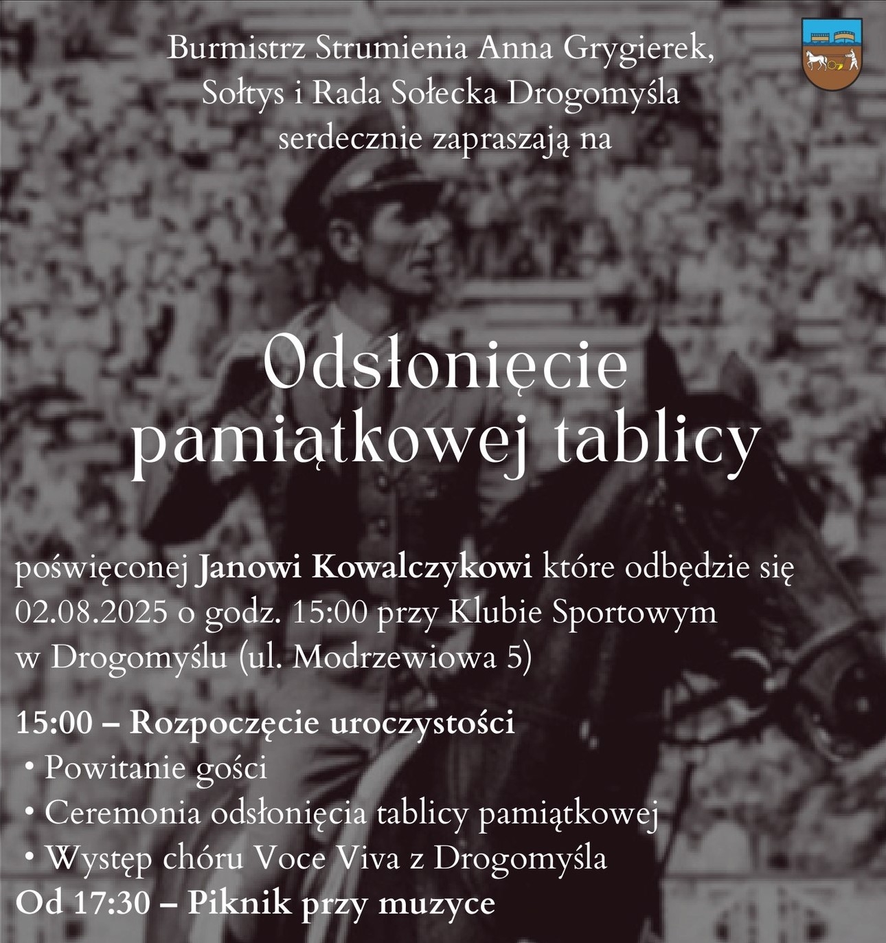 Drogomyśl. Upamiętnią mistrza olimpijskiego