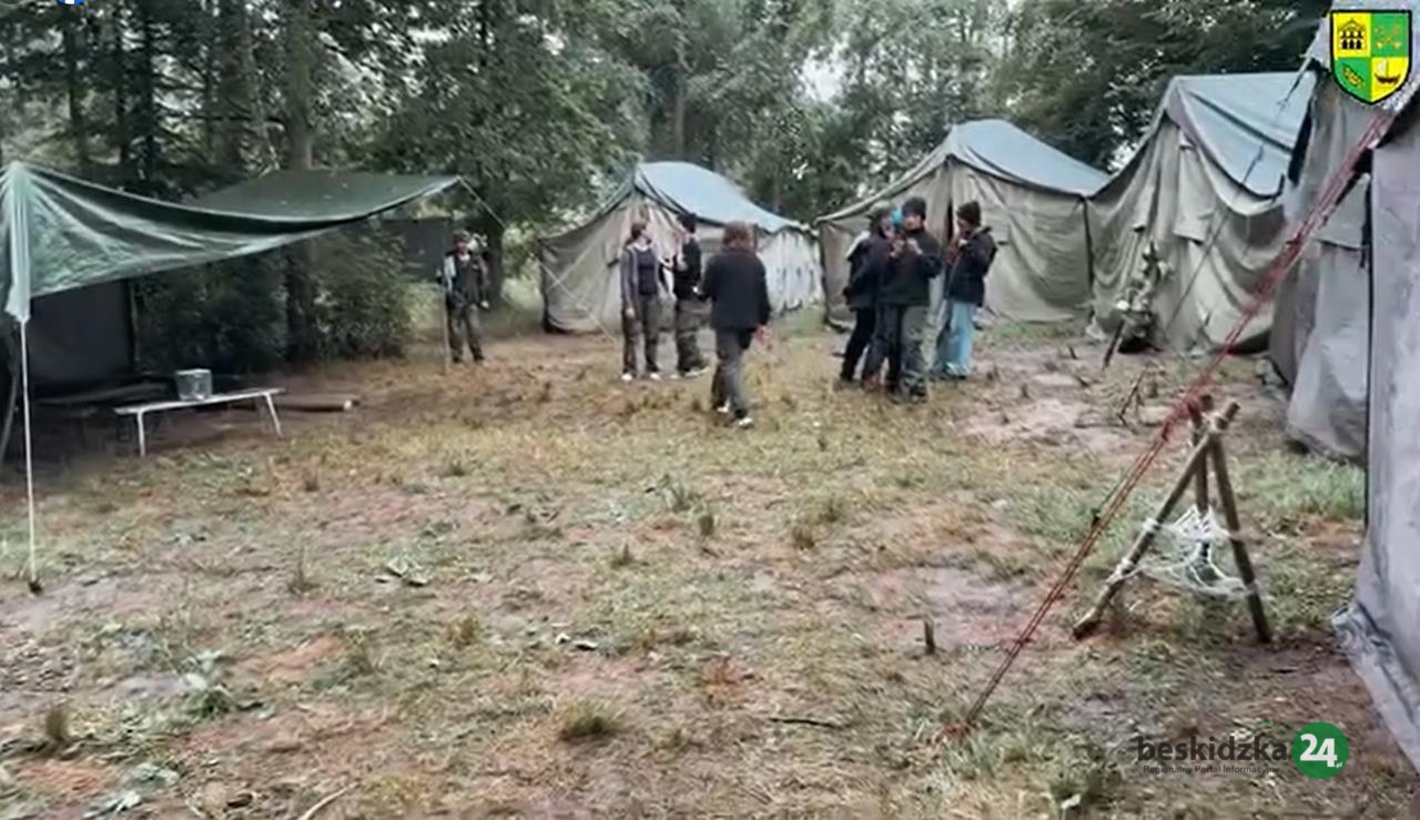 Ewakuowali blisko 80 zuchów i harcerzy w Zarzeczu – WIDEO