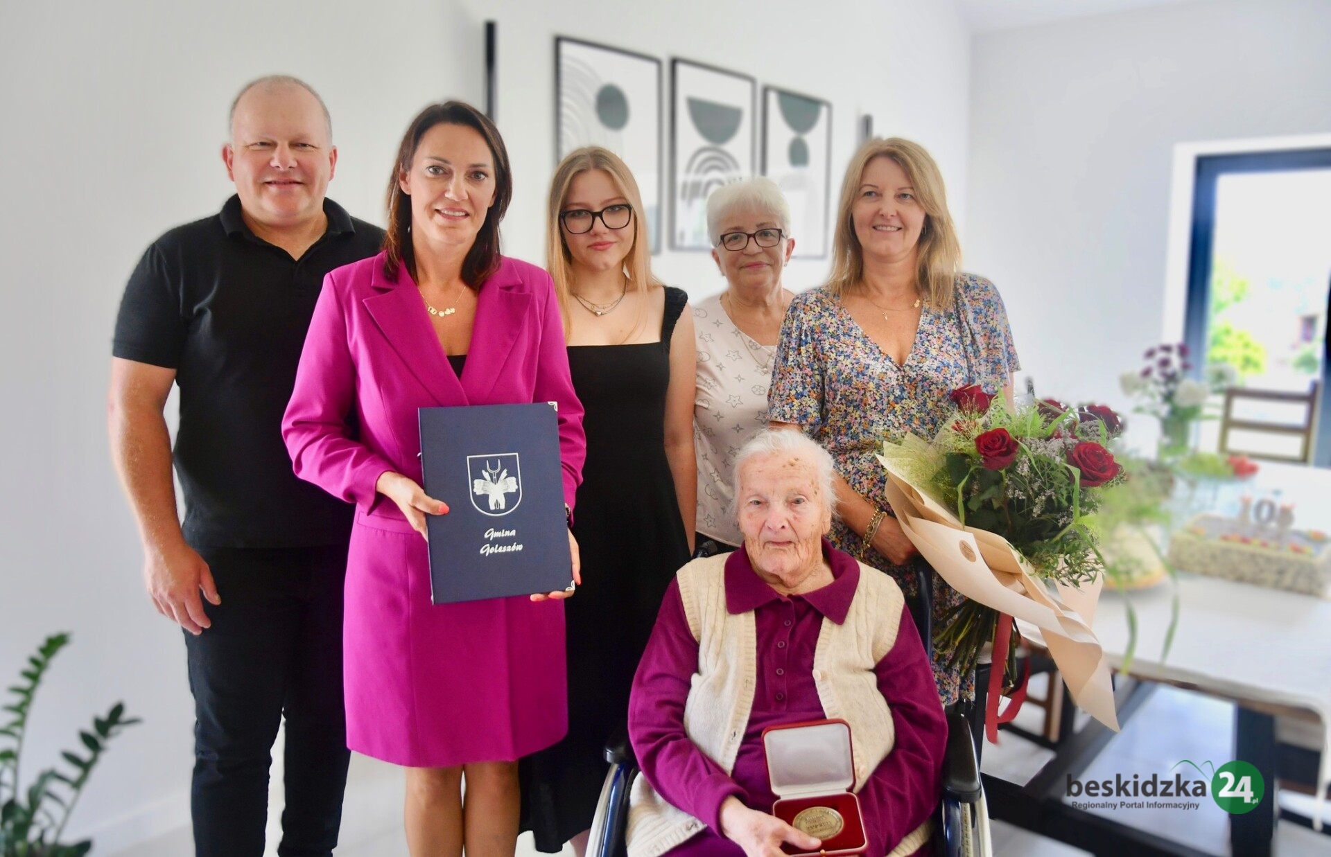 Najstarsza mieszkanka gminy Goleszów obchodziła 105. urodziny