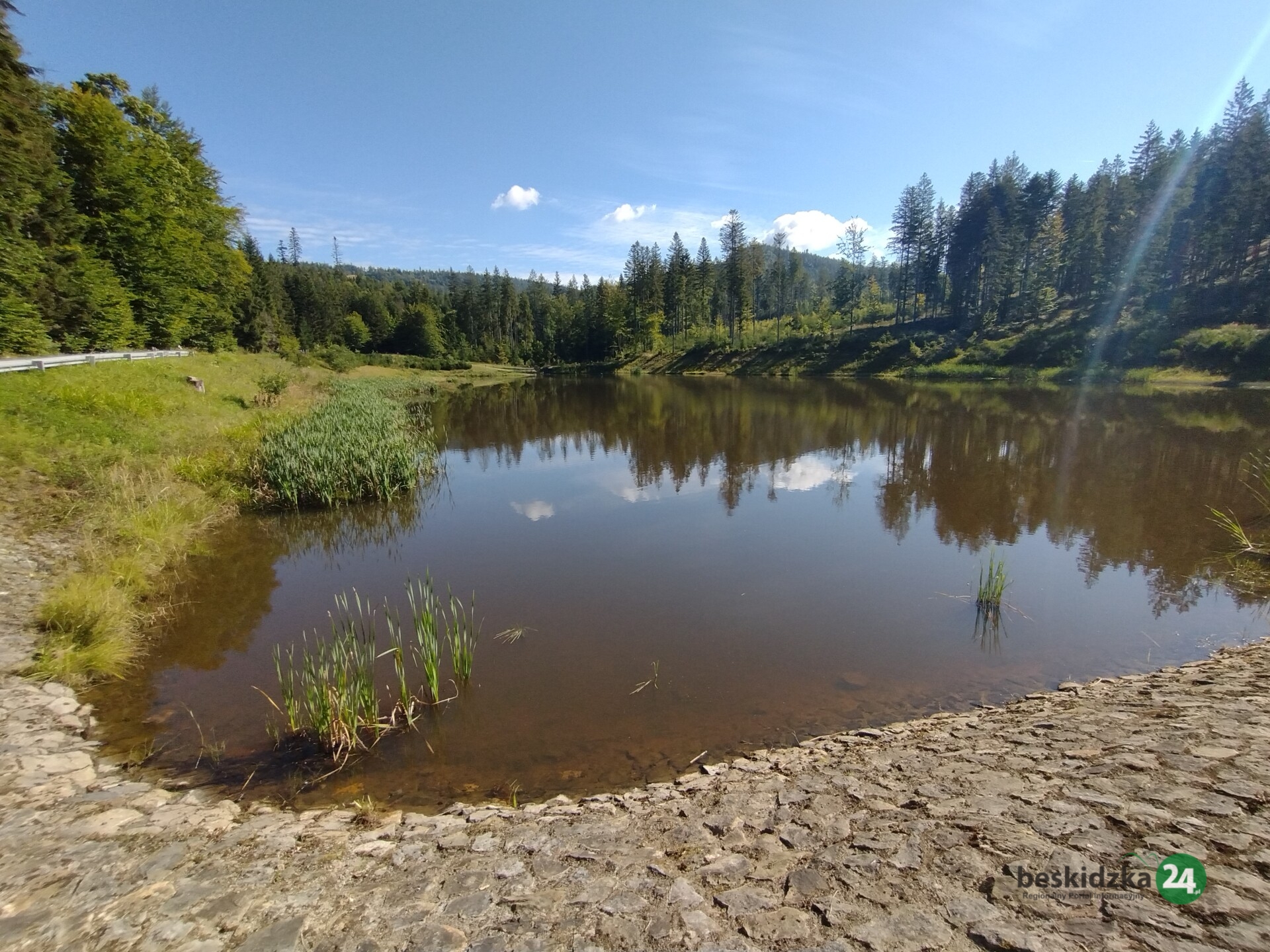 Krucho z wodą w Istebnej