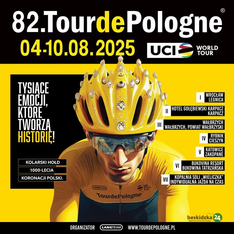 Tour de Pologne na Żywiecczyźnie. Kiedy i gdzie zamknięcie dróg?