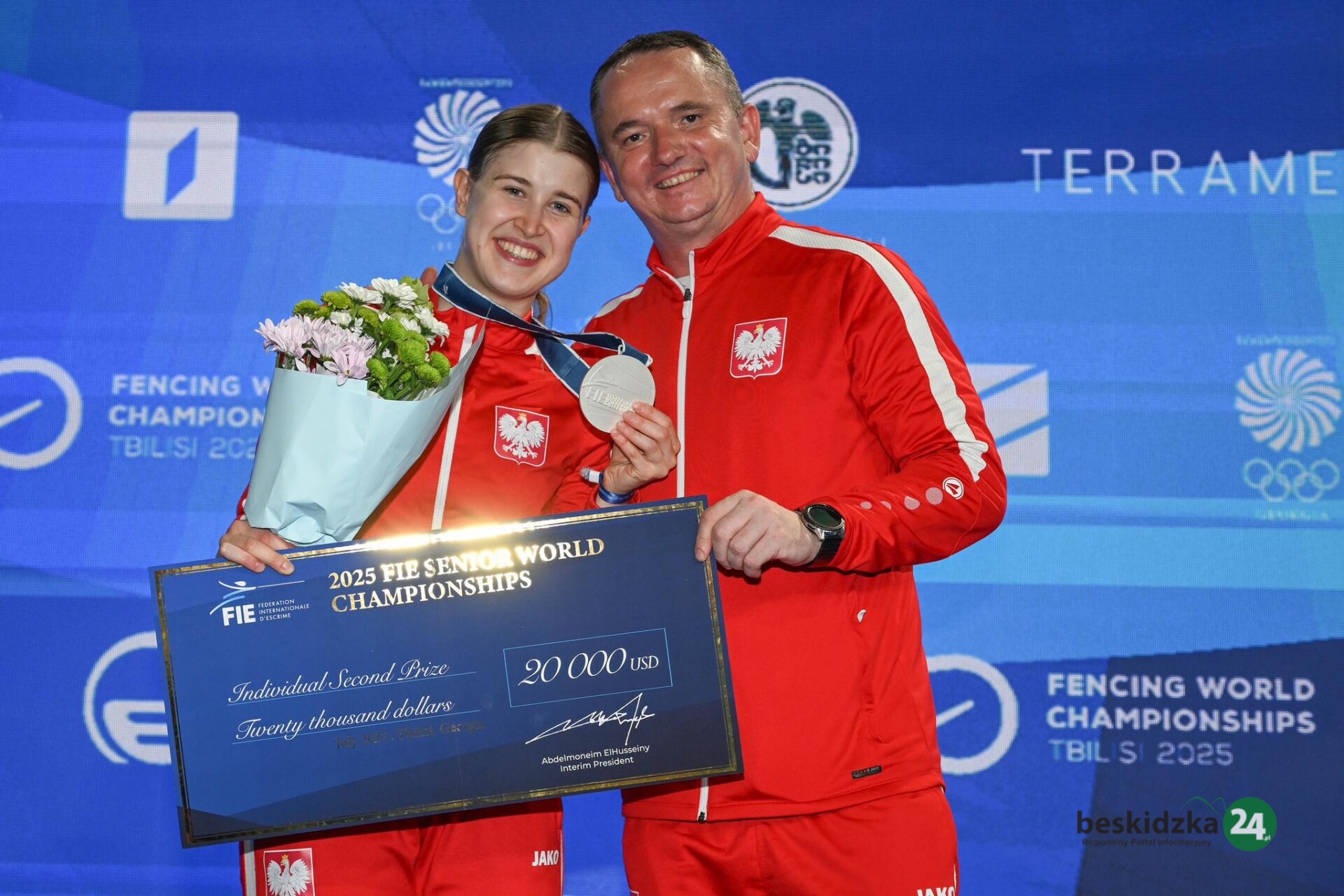 Zuzanna Cieślar wicemistrzynią świata w szabli