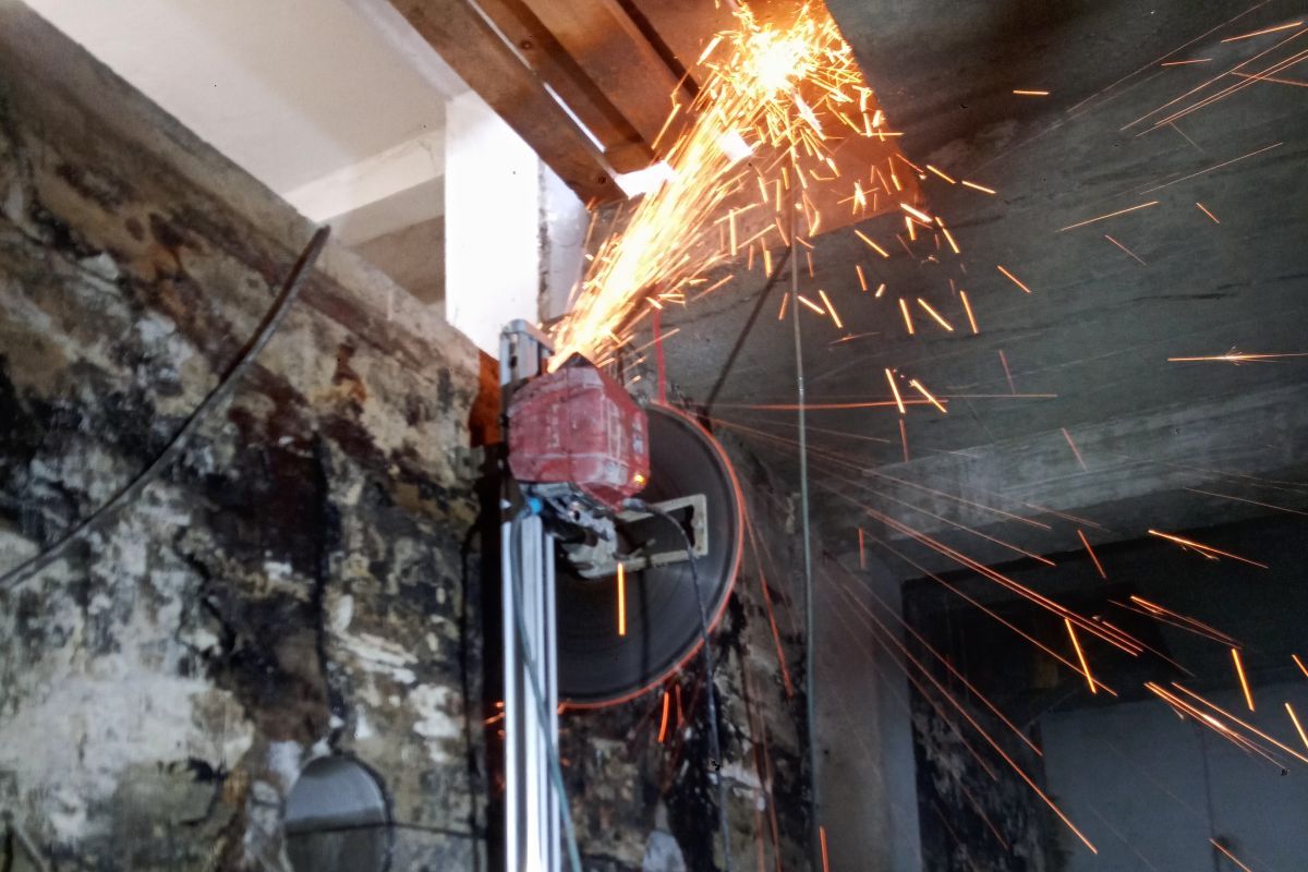 Cięcie betonu w Bielsku-Białej