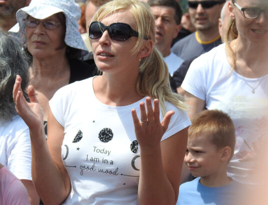 Pielgrzymi nadziei w najpiękniejszych miejscach w Beskidach