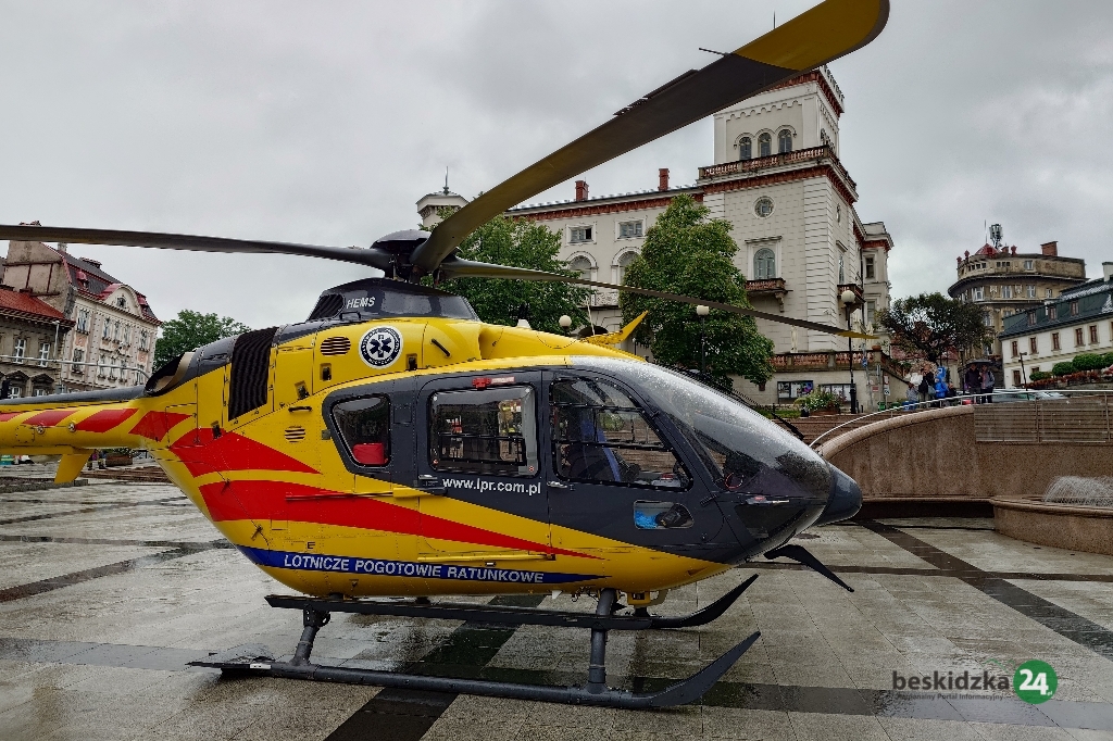 Z ostatniej chwili: Akcja ratunkowa w centrum miasta. Lądował śmigłowiec LPR – foto