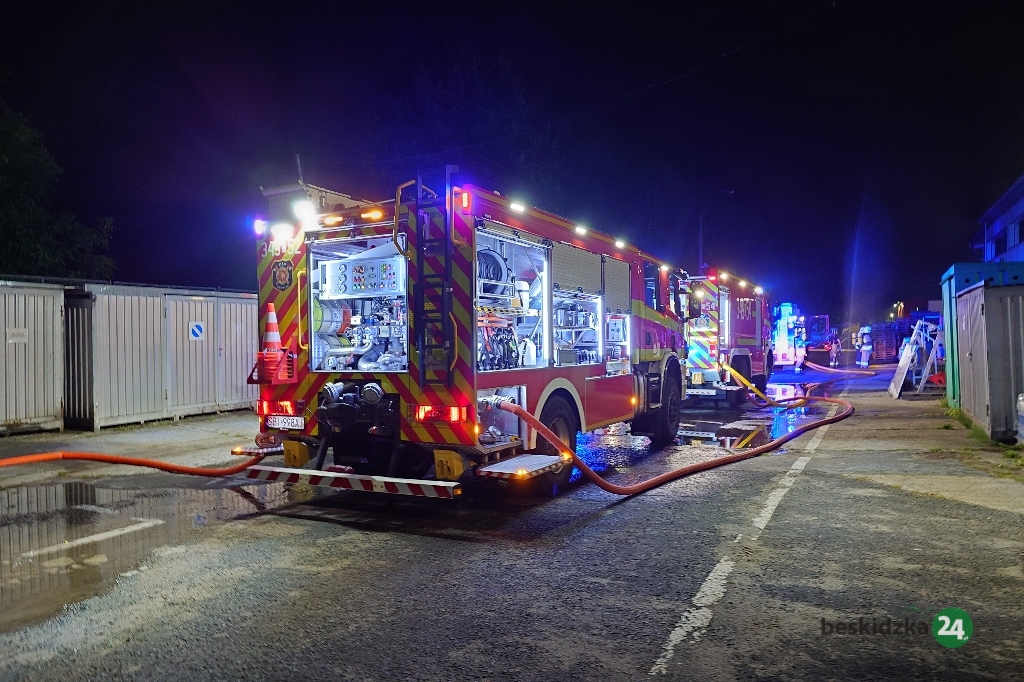 Z ostatniej chwili: Czechowice: Pożar pieca w zakładzie. Ewakuowano kilkadziesiąt osób – foto