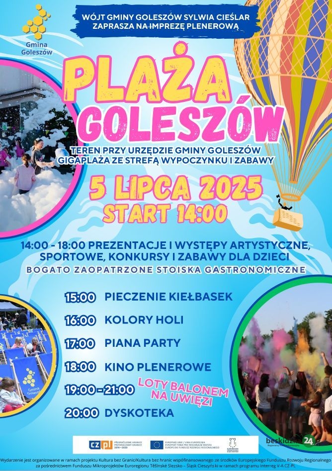 Plaża Goleszów 2025 – to tam rozpoczną się wakacje