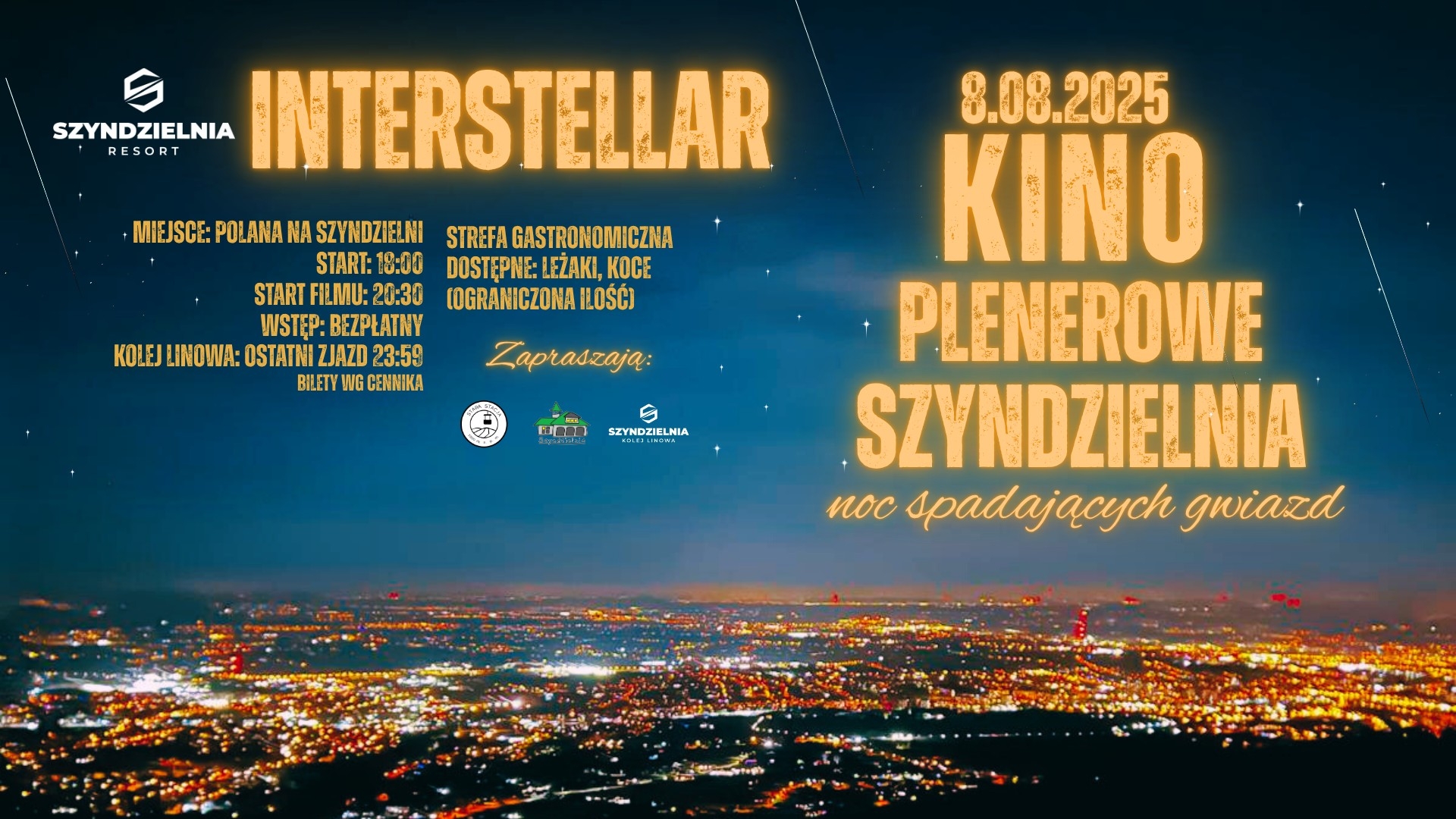 Magia kina i noc spadających gwiazd – seans „Interstellar” w górach