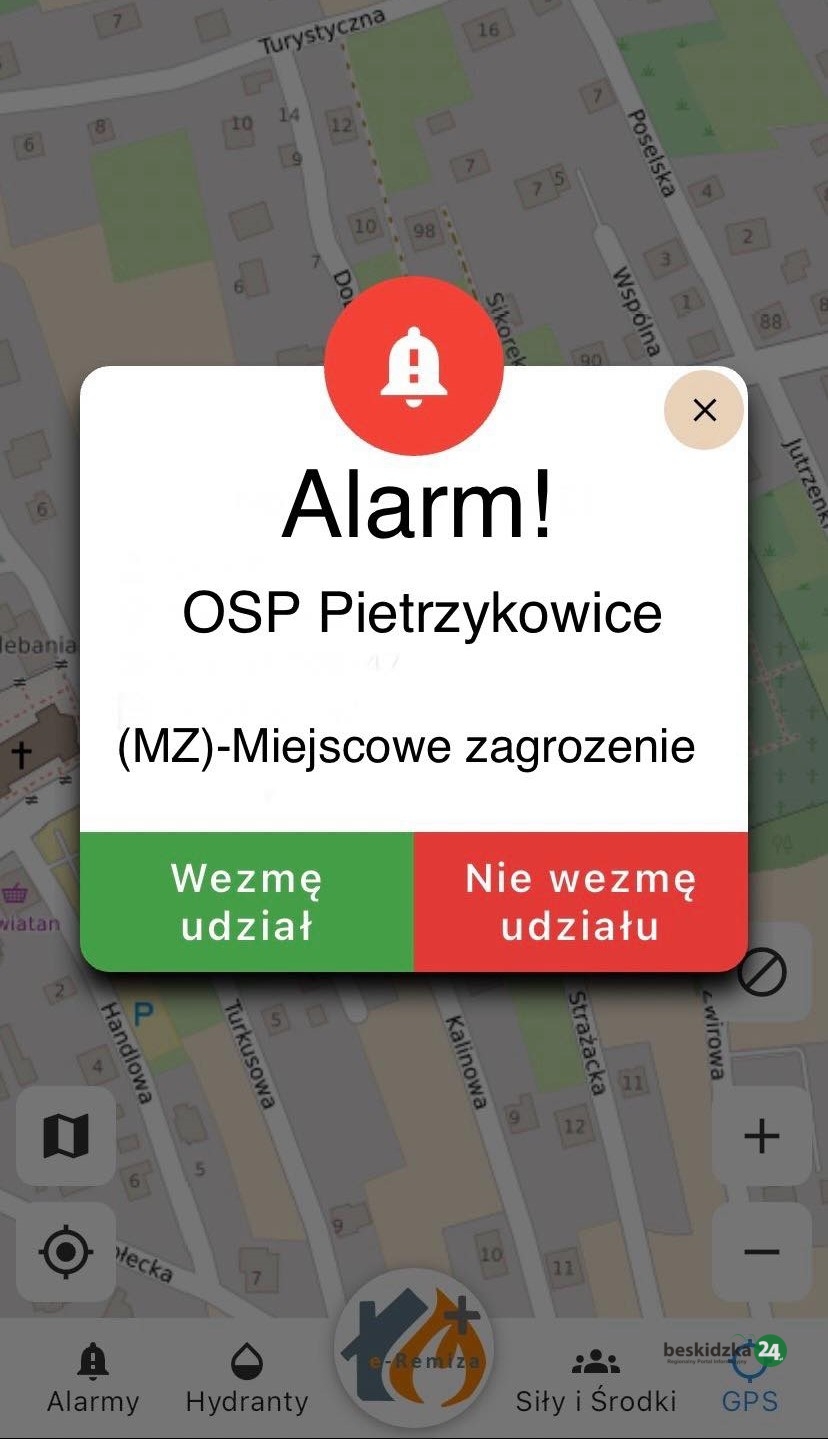 Ratowali osobę niepełnosprawną w Pietrzykowicach