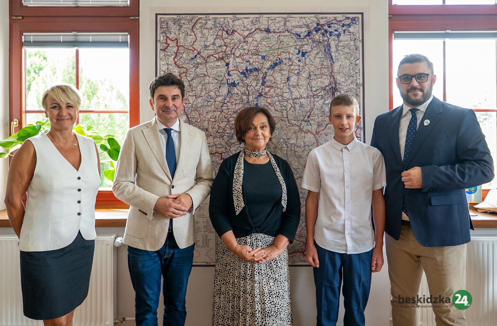 Ustroń. Gratulacje od ministra dla młodego bohatera, który uratował życie męzczyźnie