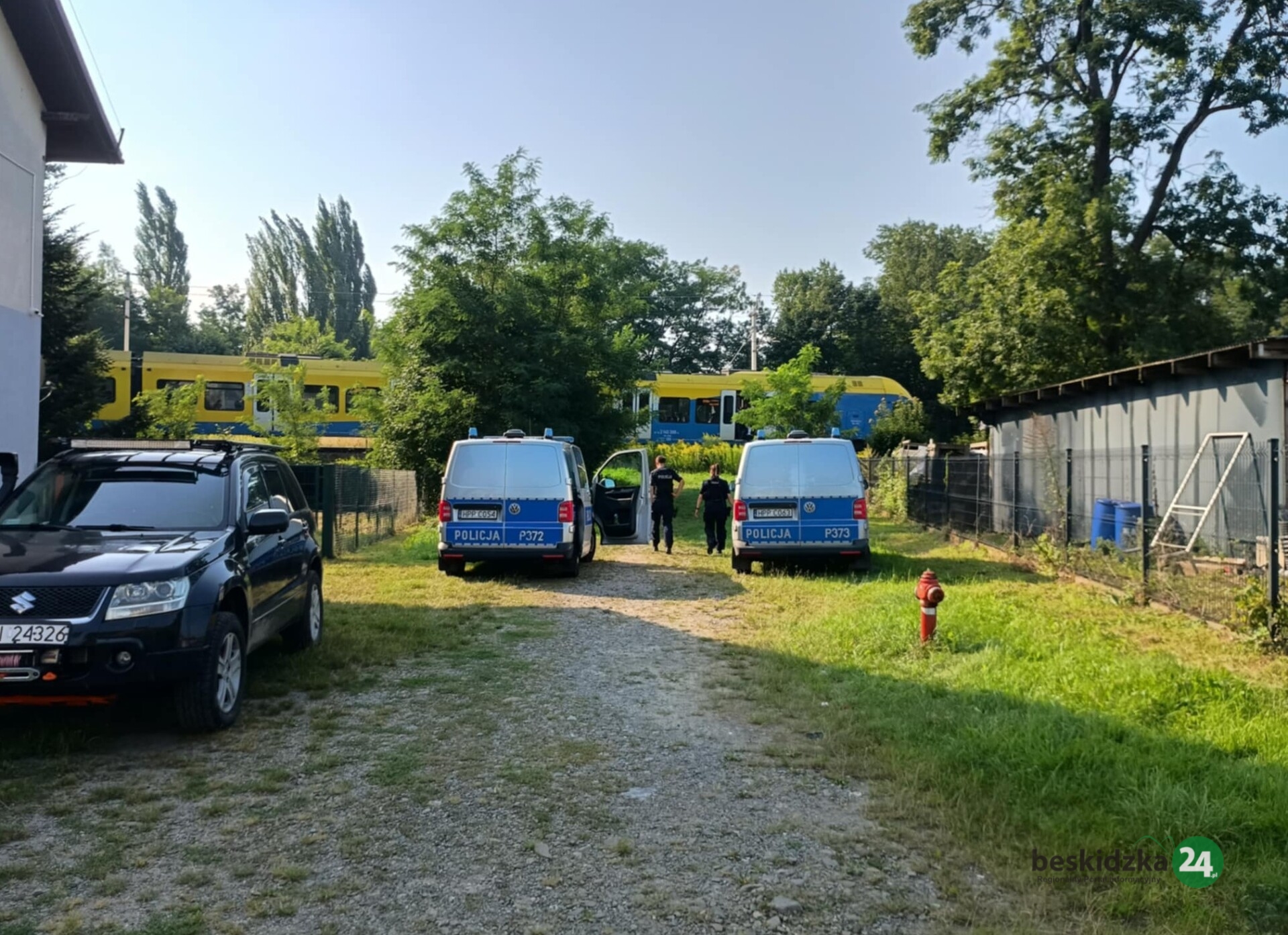 Skoczów. Potrącenie osoby przez pociąg