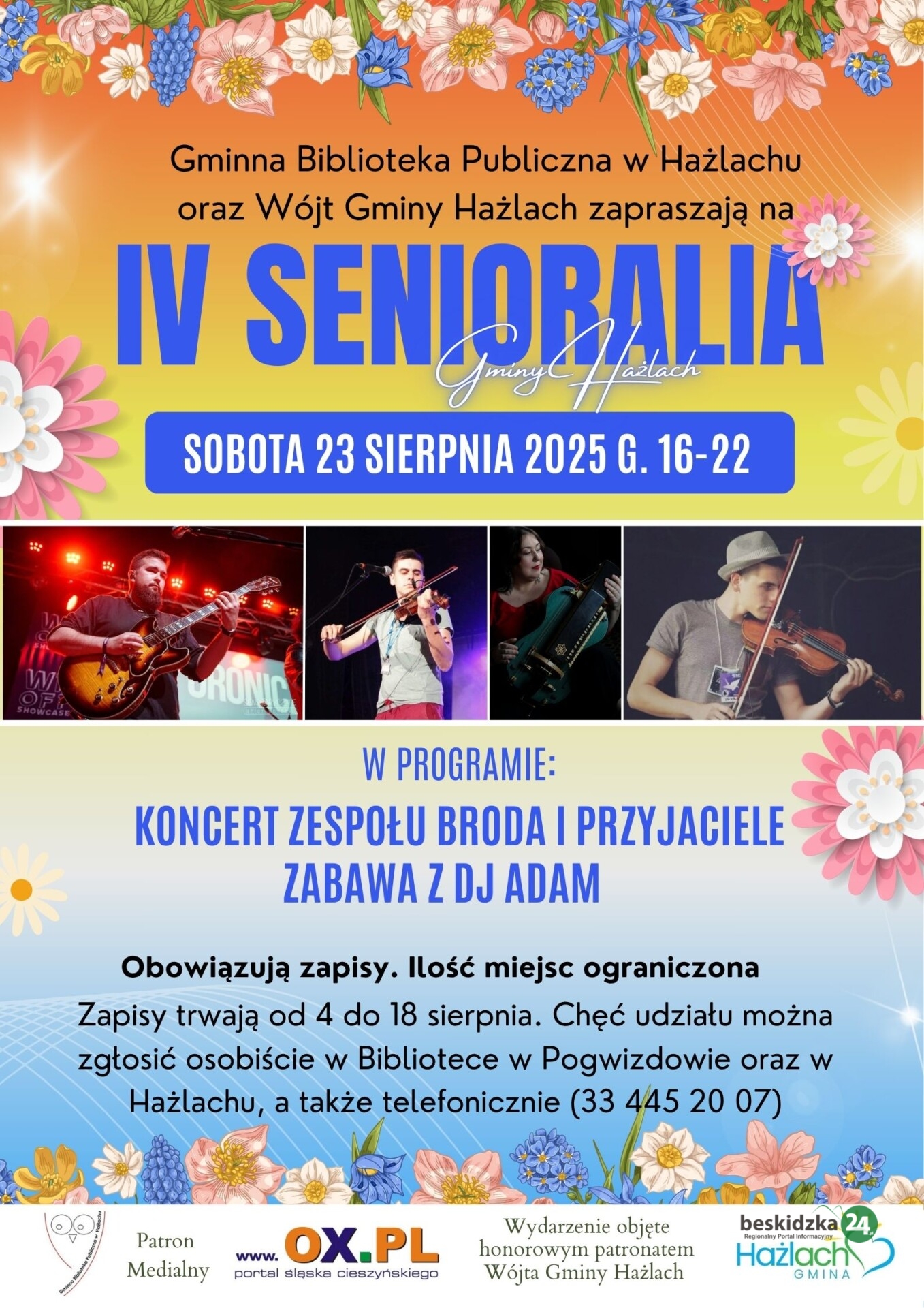 Senioralia w Hażlachu już wkrótce