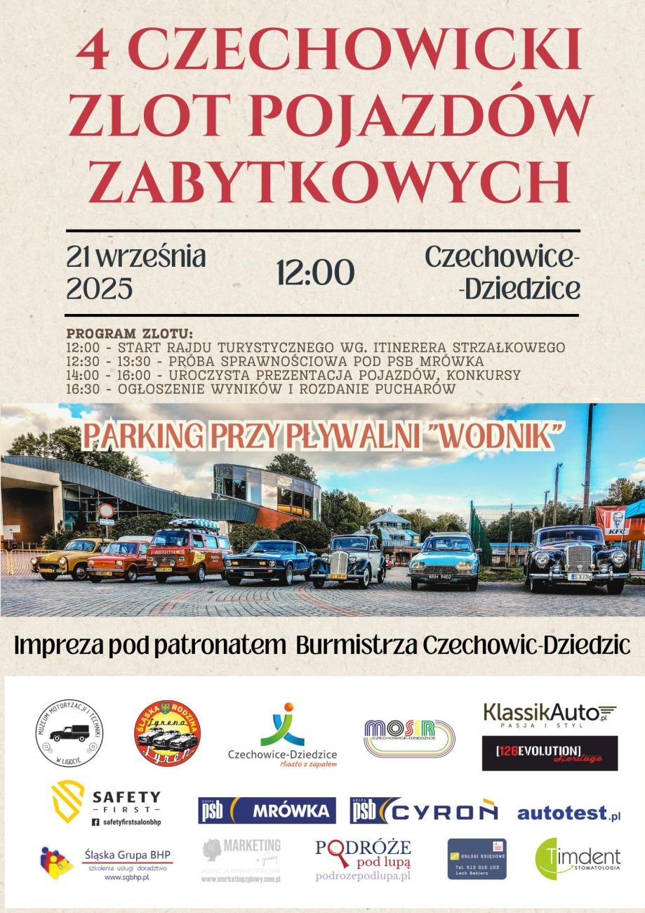 Klasyczne piękności znów zawitają do Czechowic-Dziedzic!