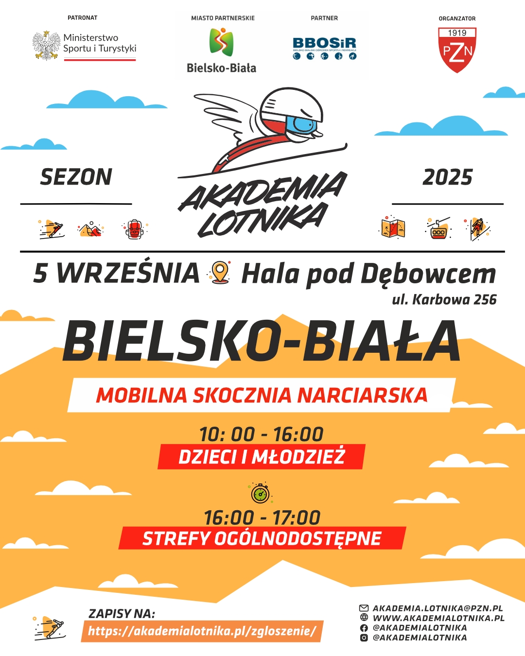 Gwiazdy polskich skoków narciarskich pod Dębowcem – „Akademia Lotnika” ponownie w Bielsku-Białej