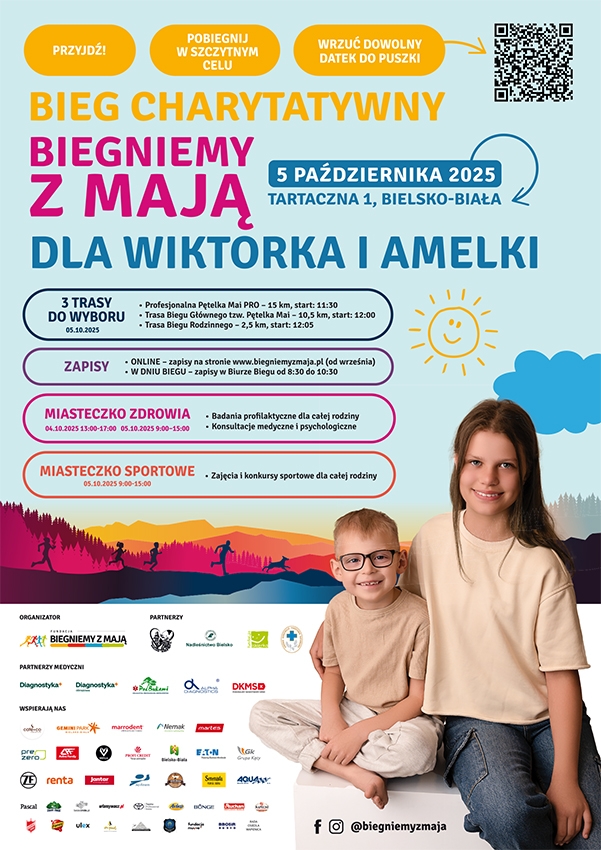 Dla Wiktorka i Amelki. Weź udział w wyjątkowym biegu charytatywnym w Dolinie Luizy