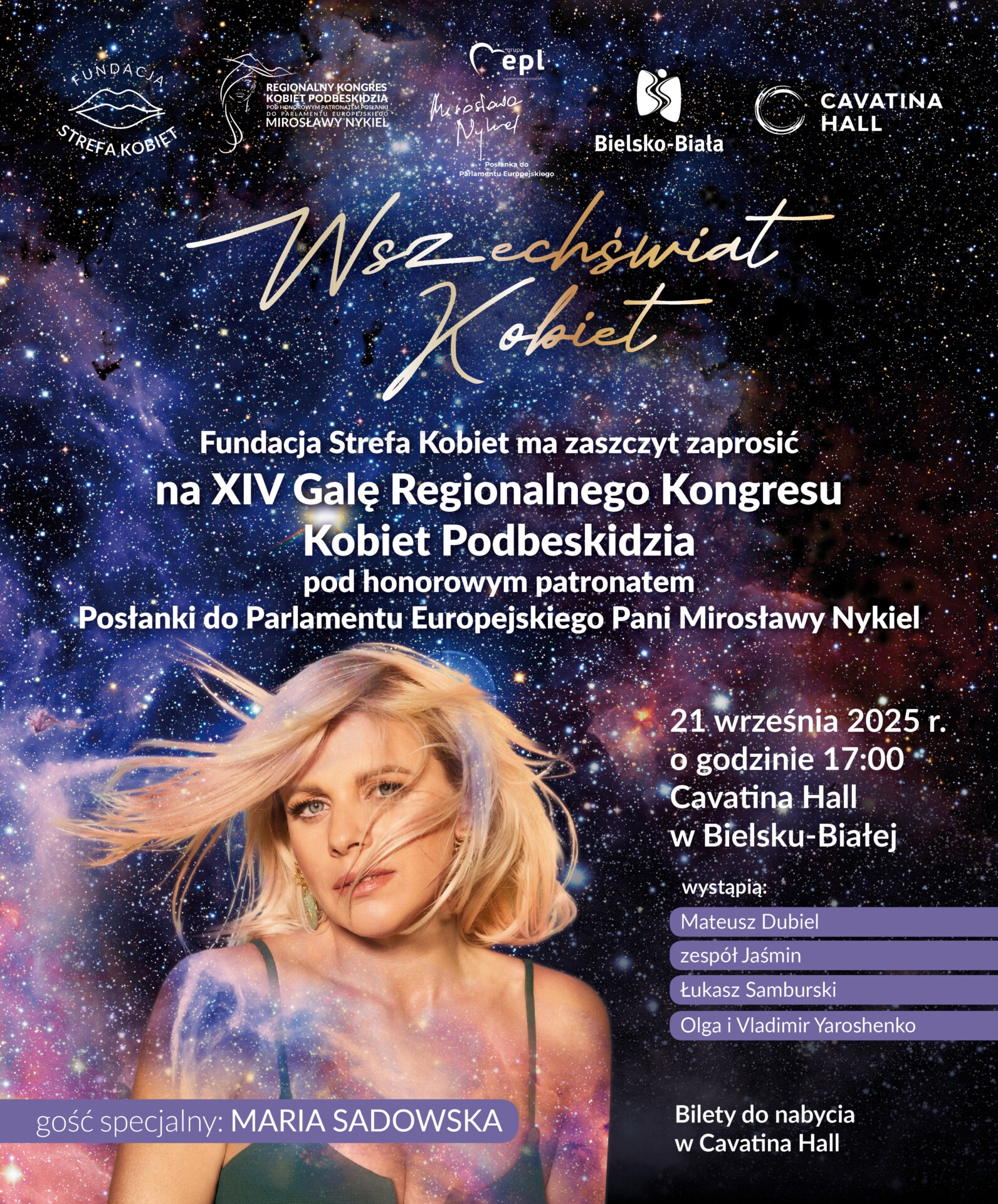 Nadchodząca XIV Gala Regionalnego Kongresu Kobiet Podbeskidzia: „Wszechświat Kobiet”