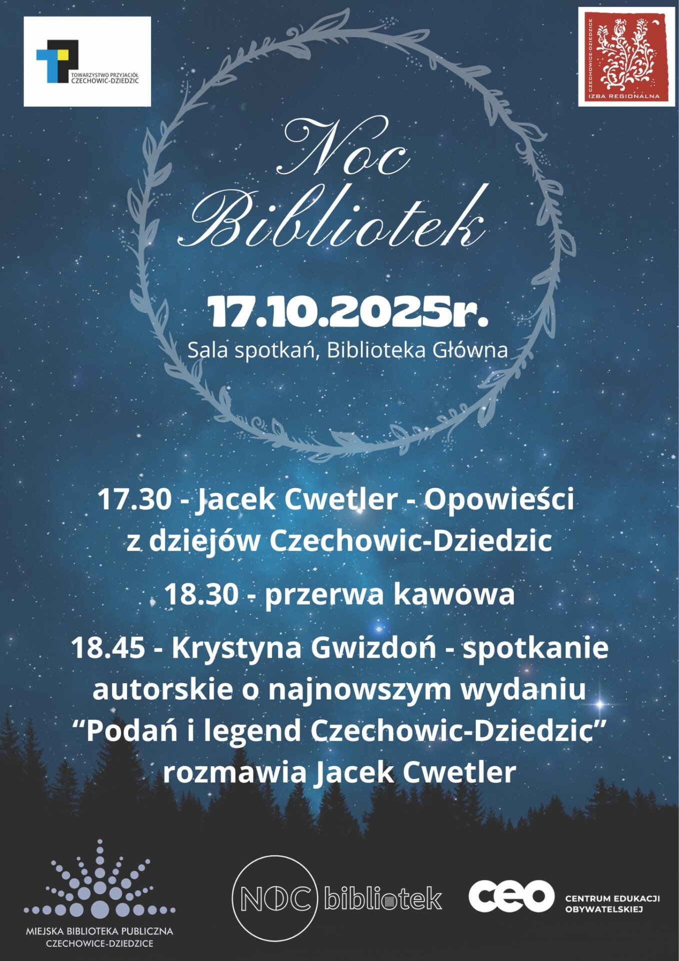 Magiczny wieczór w bibliotece – Czechowice-Dziedzice pełne historii i legend