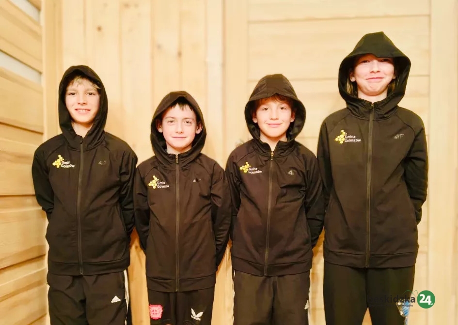 Justyna Niemczyk i Arkadiusz Szturc z medalami podczas Orlen Cup Kids w Chochołowie